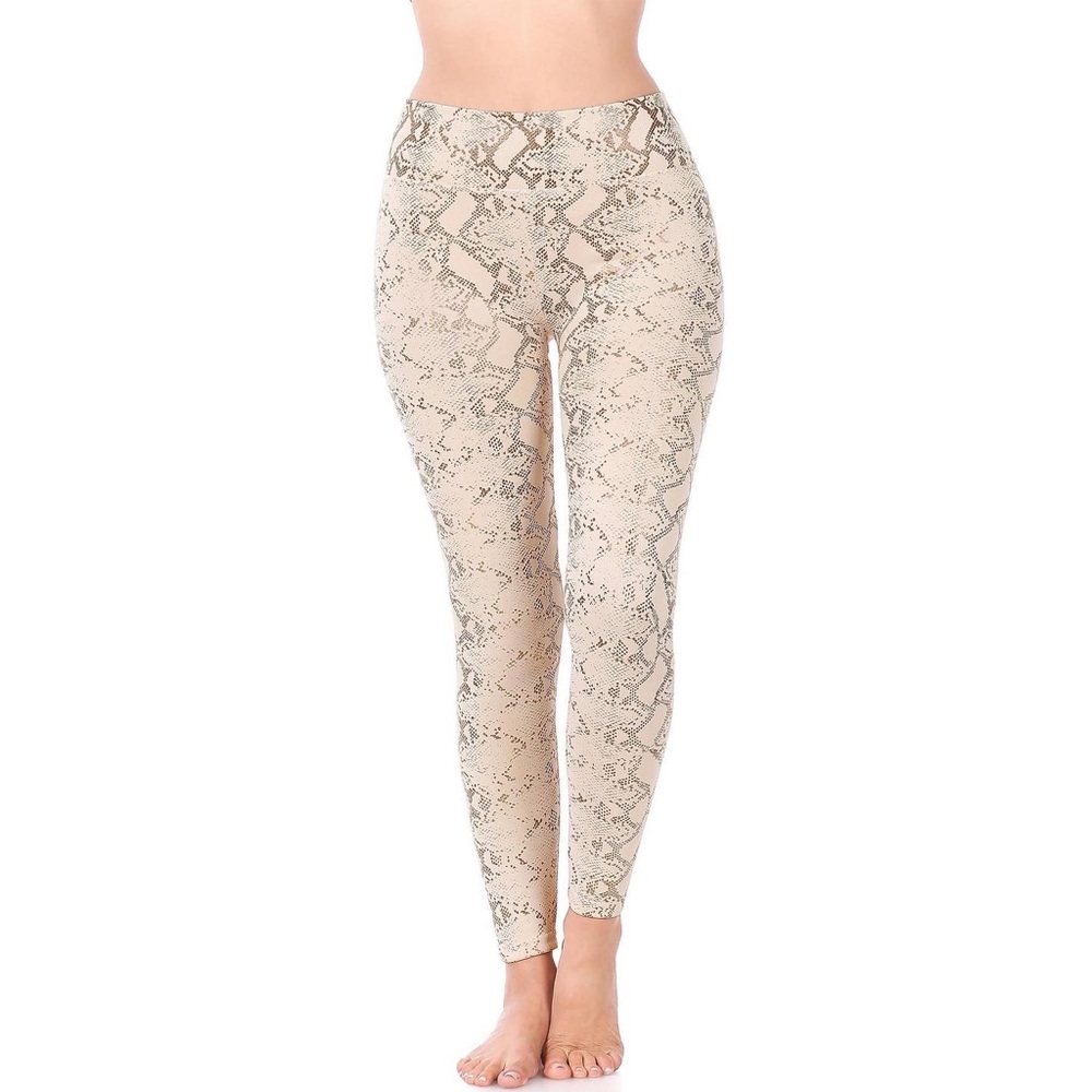 Show Your Skin Leggings Metal Mocha